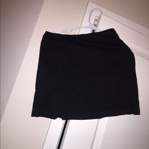 Brandy Melville/John Galt Black Mini Skirt w/ Slit
